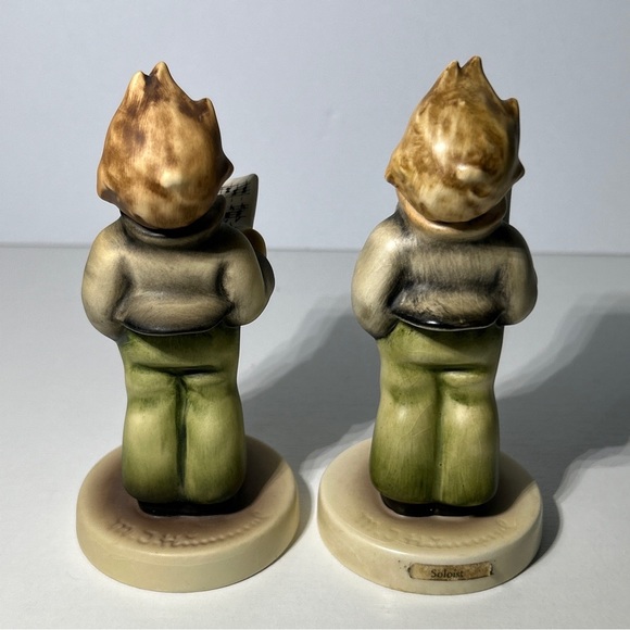 Hummel Goebel Lot #129 Band Leader 5" & 2 #135 Soloist 4.5” Lot Of 3 Musical - Picture 6 of 10